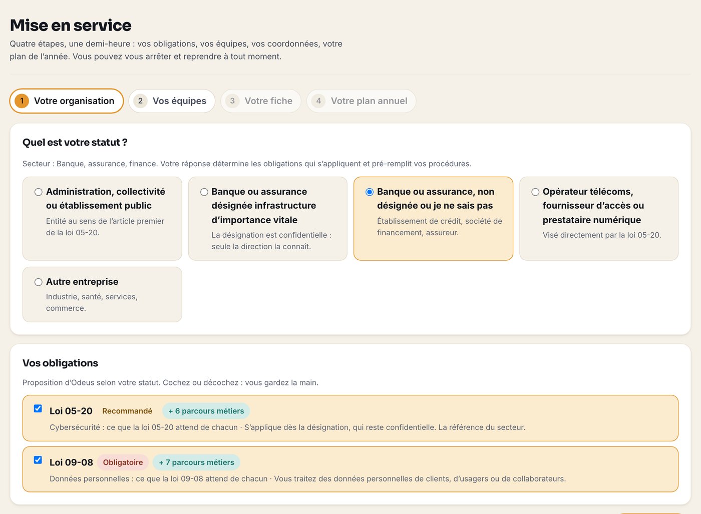 Odeus, rôle formateur : Chacun apprend ce que son métier exige.